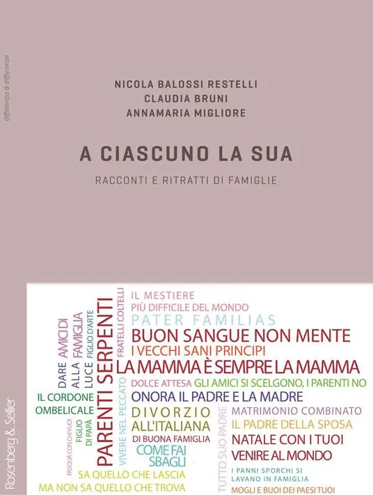 A ciascuno la sua. Racconti e ritratti di famiglie Quantità Limitata