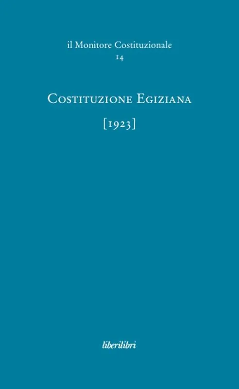 Compra Oggi Stesso Costituzione egiziana 1923
