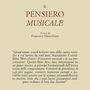 Il pensiero musicale. Testo tedesco a fronte Nuova Collezione