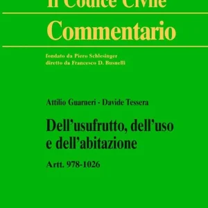 Reso Gratuito Dell‘usufrutto, dell‘uso e dell‘abitazione. Artt. 978-1026