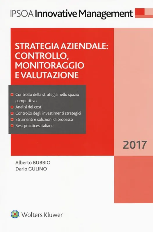 Strategia aziendale controllo, monitoraggio e valutazione Prezzo Scontato