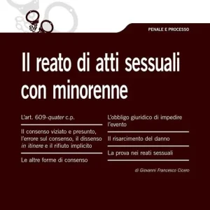 Compra Adesso Il reato di atti sessuali con minorenne