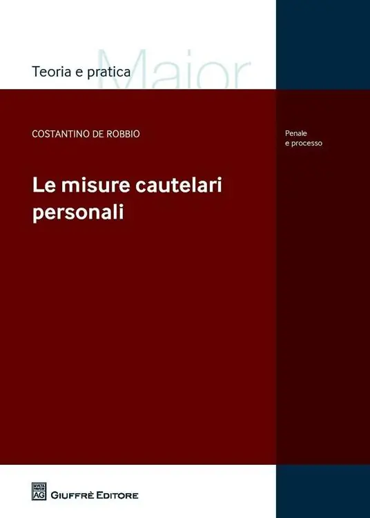 Promo Stagionale Le misure cautelari personali