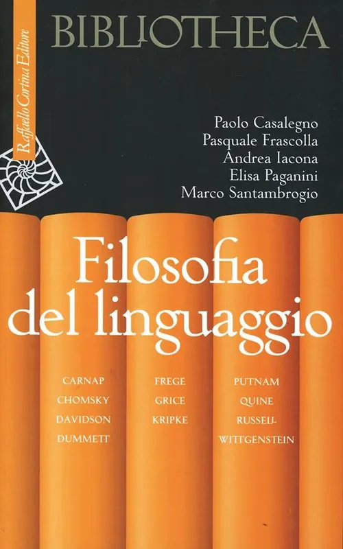 Filosofia del linguaggio Prezzo Ridotto