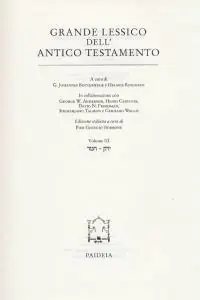Grande lessico dell‘Antico Testamento. Vol. 3 Hmr-Jaraq Spedizione Espresso