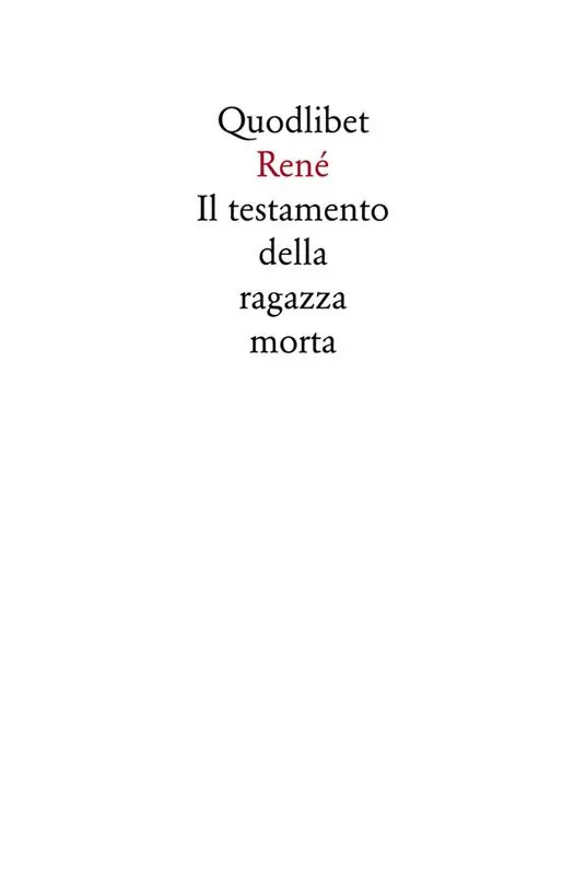 Il testamento della ragazza morta Prezzo Basso
