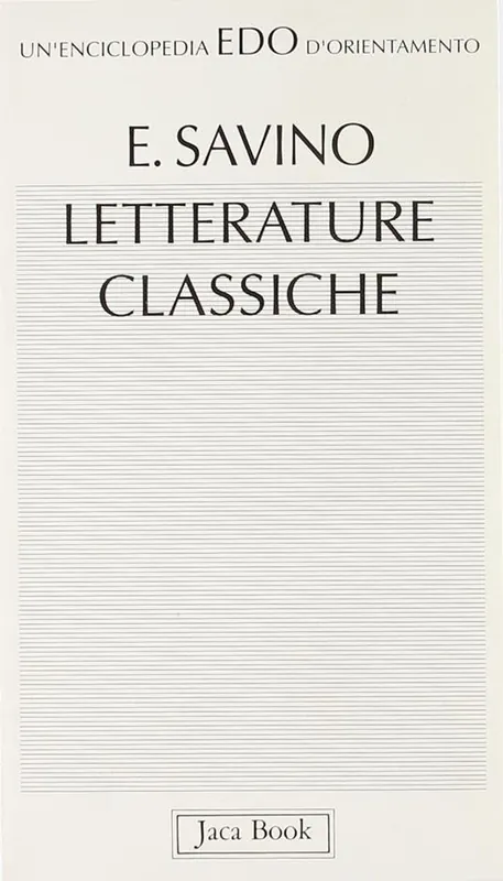 Letterature classiche Vendita Finale