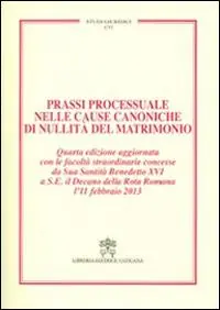 Promozione Prassi processuale nelle cause canoniche di nullità del matrimonio