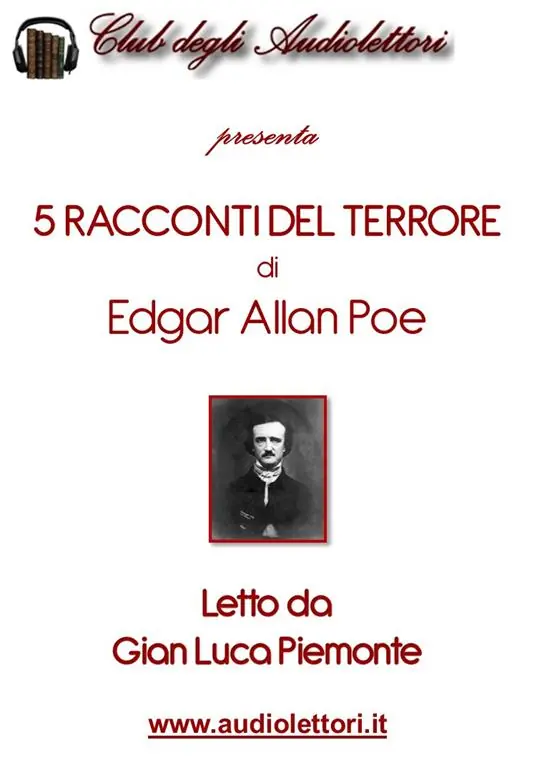 5 racconti del terrore Hop Frog-Il cuore rivelatore-Il gatto nero-La maschera della morte rossa-Ombra letto da Gian Luca Piemonte. Audiolibro. CD Audio formato MP3 Occasione Imperdibile