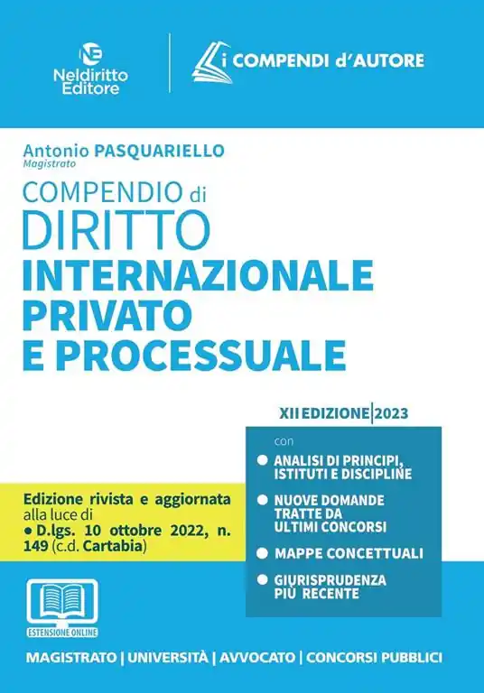Compendio di diritto internazionale privato e processuale. Con espansione online Subito Disponibile