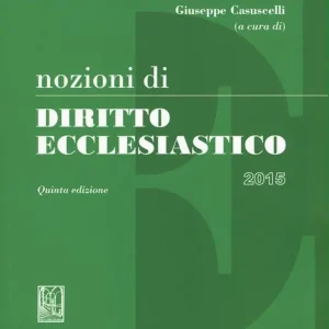 Offerta Lampo Nozioni di diritto ecclesiastico