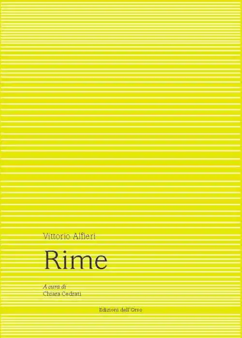 Offerta Speciale Vittorio Alfieri. Rime