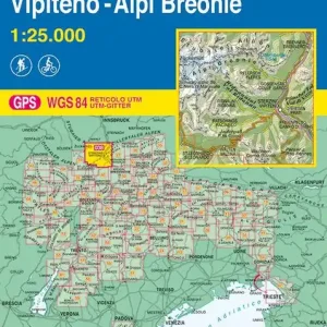 Super Prezzo Vipiteno. Alpi Breonie 1 25.000