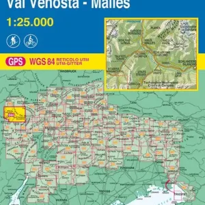 Esclusivo Val Venosta. Sesvenna-Vinschgau. Sesvenna 1 25.000