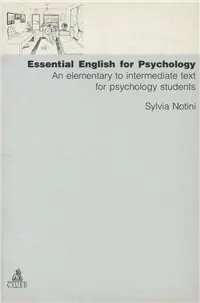 Spedizione Espresso Essential english for psychology. An elementary to intermediate text for psychology students