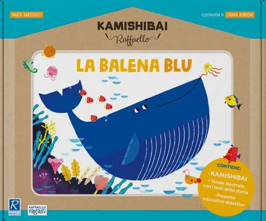 La balena blu. Kamishibai Raffaello. Ediz. a colori. Con guida. Con kamishibai Promo Stagionale