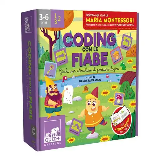 Coding con le fiabe. Giochi per stimolare il pensiero logico. Ediz. a colori. Con 48 carte. Con tappeto gioco Consegna Rapida