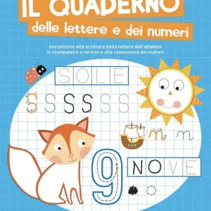 Il quaderno delle lettere e dei numeri. Ediz. a colori Popolare