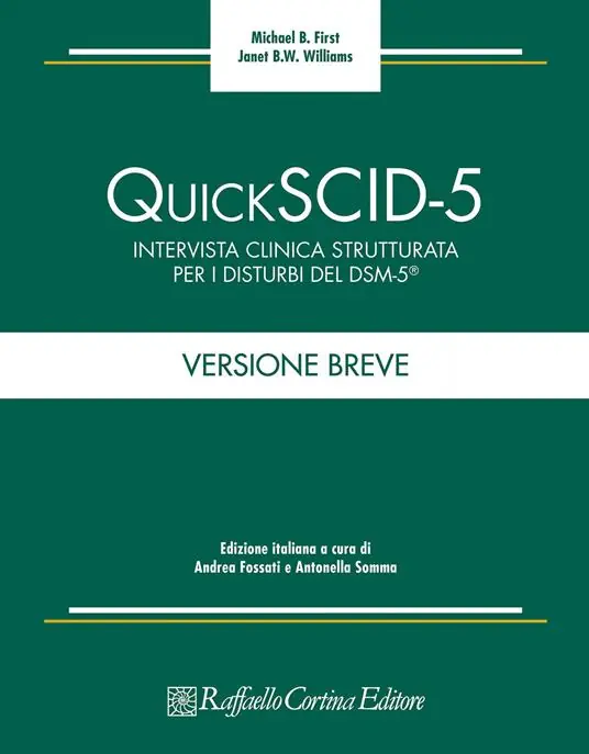 Prezzo Di Fabbrica Quick SCID-5. Intervista clinica strutturata per i disturbi del DSM-5. Versione breve