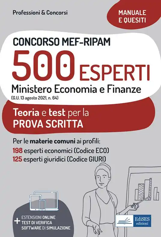 Concorso MEF-RIPAM 500 esperti. Ministero Economia e Finanze. Teoria e test per la preparazione alla prova scritta. Con espansione online. Con software di simulazione Occasione
