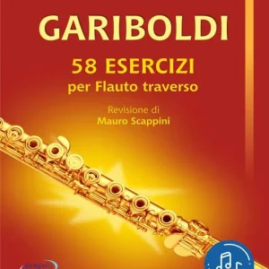 Prezzo Di Fabbrica Gariboldi. 58 esercizi per flauto traverso. Con file audio in streaming