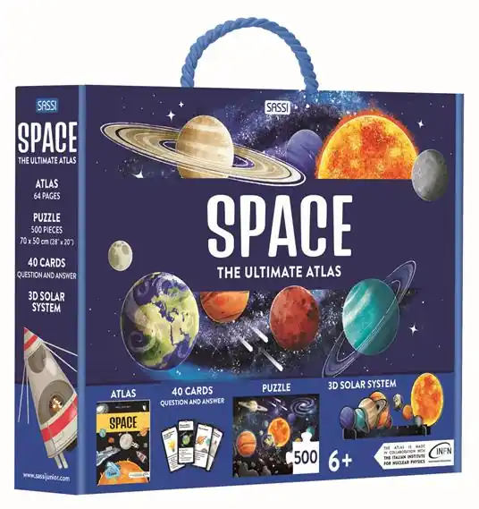 Space. The ultimate atlas. Ediz. a colori. Con puzzle Prezzo Conveniente