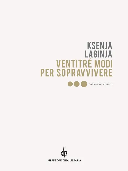 Promozione Ventitré modi per sopravvivere
