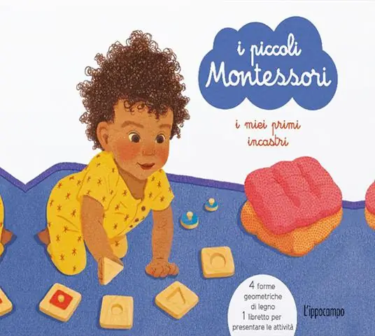 Promo Stagionale I miei primi incastri. I piccoli Montessori. Con 4 puzzle in legno