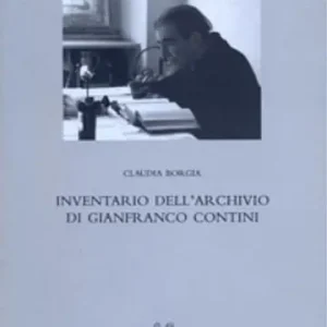 Spedito Oggi Inventario dell‘archivio di Gianfranco Contini