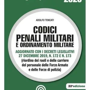 Codici penali militari e ordinamento militare Affare