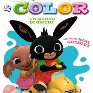 Pagamento Sicuro Mondo di giochi. Sticker & color. Bing. Con adesivi. Ediz. a colori