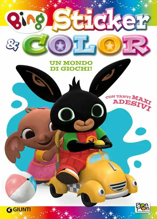 Pagamento Sicuro Mondo di giochi. Sticker & color. Bing. Con adesivi. Ediz. a colori