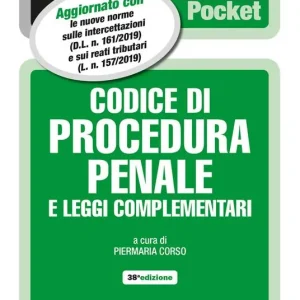 Codice di procedura penale e leggi complementari Promo Stagionale