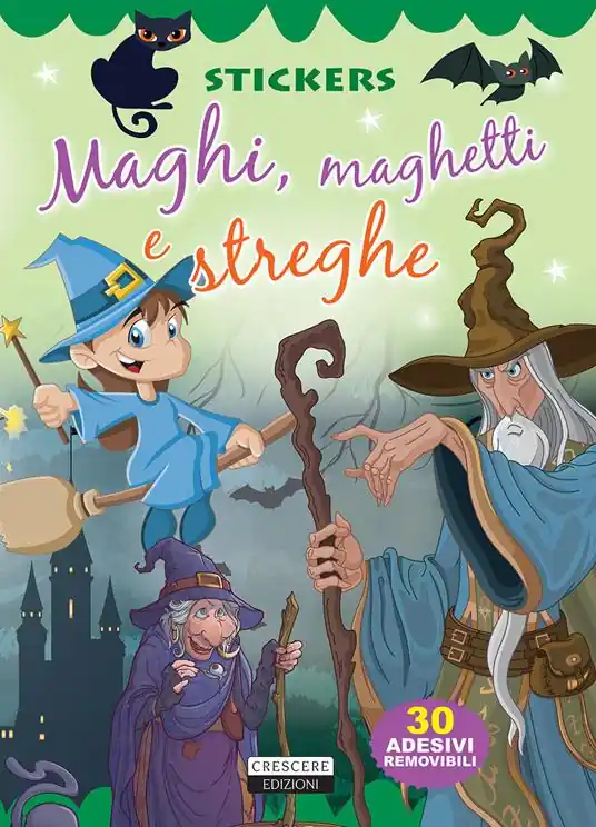 Maghi, maghetti e streghe. Con 30 adesivi removibili. Ediz. illustrata Compra Adesso