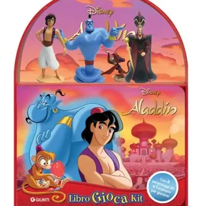 Quantità Limitata Aladdin. Libro gioca kit. Ediz. a colori. Con 4 personaggi 3D. Con scenario per giocare