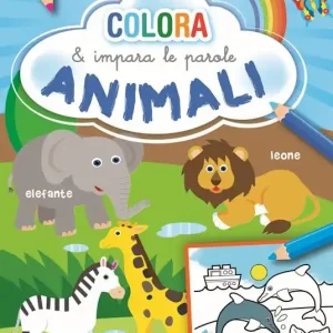 Quantità Limitata Animali. Colora e impara le parole. Ediz. illustrata