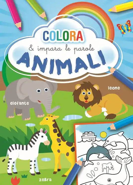 Quantità Limitata Animali. Colora e impara le parole. Ediz. illustrata