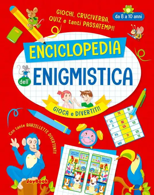 Enciclopedia dell‘enigmistica 8-10 anni Spedito Oggi