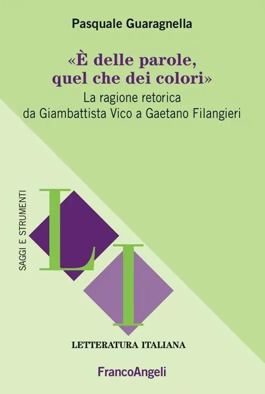 È delle parole, quel che dei colori. La ragione retorica da Giambattista Vico a Gaetano Filangieri Promozione Esclusiva