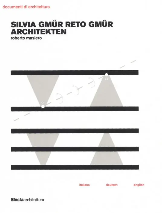 Silvia Gmür Reto Gmür Architekten. Ediz. italiana, inglese e tedesca Sconto