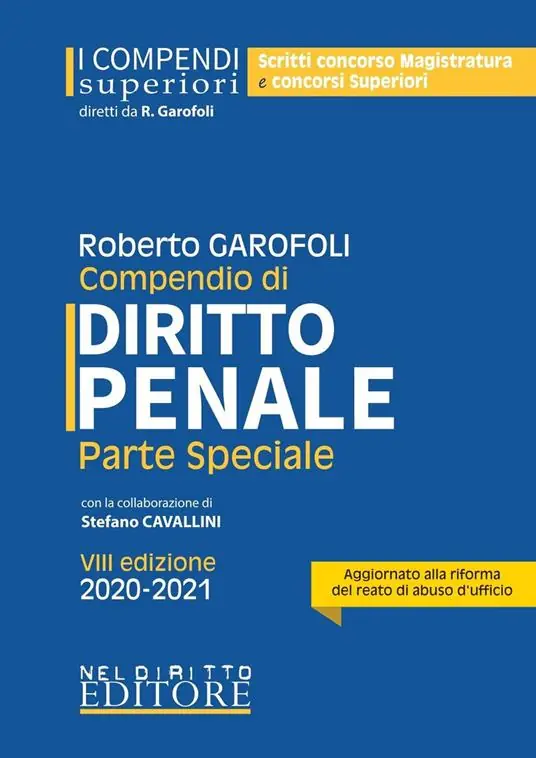 Direttamente Dal Produttore Compendio di diritto penale. Parte speciale