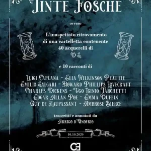 Subito Disponibile Tinte fosche ovvero L‘inaspettato ritrovamento di una cartelletta contenente 40 acquerelli di D. S. e 10 racconti. Ediz. illustrata