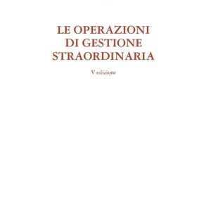 Le operazioni di gestione straordinaria Prezzo Scontato