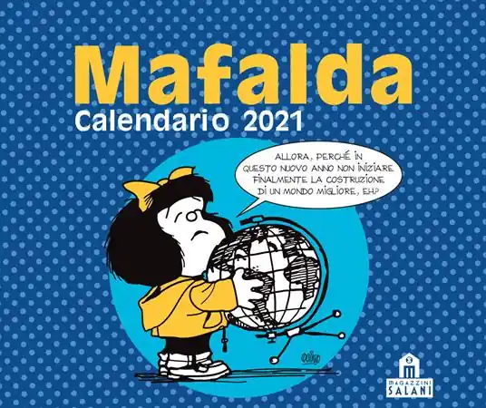 Economico Mafalda. Calendario da tavolo 2021