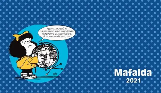 Mafalda. Agenda orizzontale 2021 Ultime Pezzi