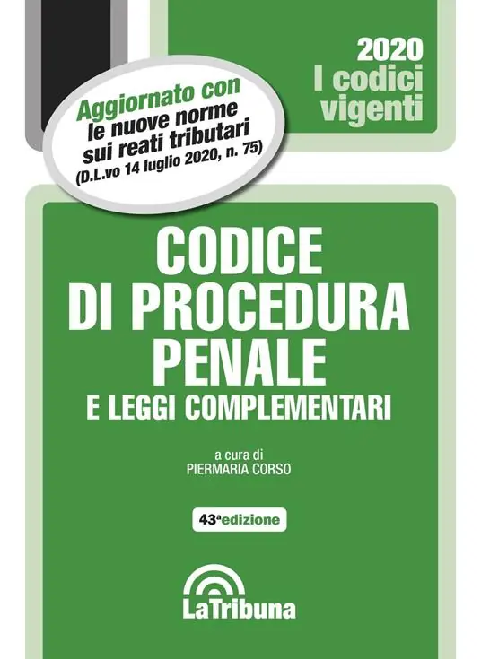Scelto Dai Clienti Codice di procedura penale e leggi complementari