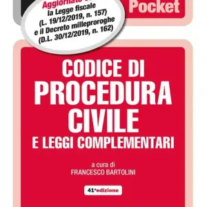 Compra Adesso Codice di procedura civile e leggi complementari