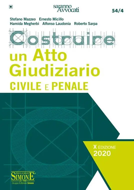 Costruire un atto giudiziario civile e penale Sconto