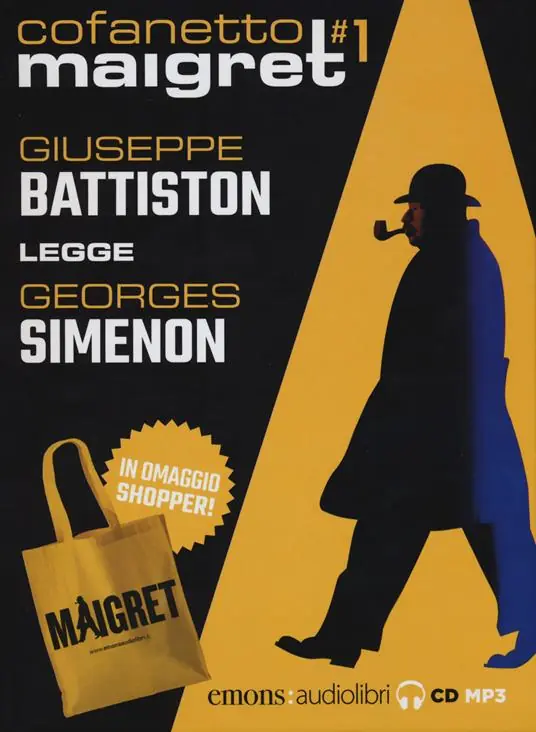 Maigret letto da Giuseppe Battiston Il porto delle nebbie-L‘impiccato di Saint-Pholien-Pietr il Lettone-Il cane giallo. Audiolibro. 4 CD Audio formato MP3. Ediz. integrale. Con gadget. Vol. 1 Nuova Collezione