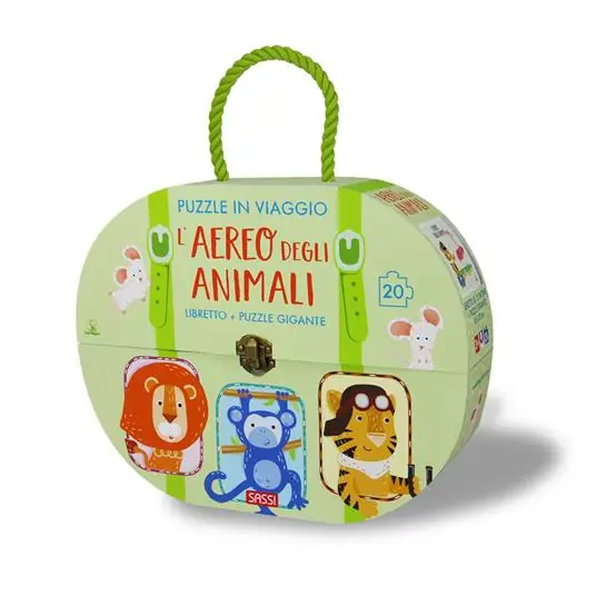 A Buon Prezzo L‘aereo degli animali. Puzzle in viaggio. Ediz. a colori. Con puzzle
